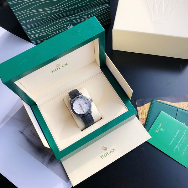 YACHT-MASTE BLACK BEZEL WHITE DIAL