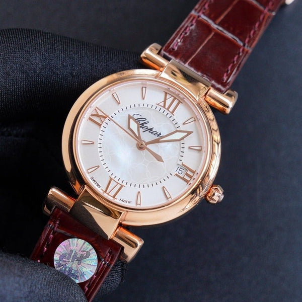 IMPERIALE 36MM AUTOMATICO CASSA IN ORO ROSA CINTURINO IN PELLE 