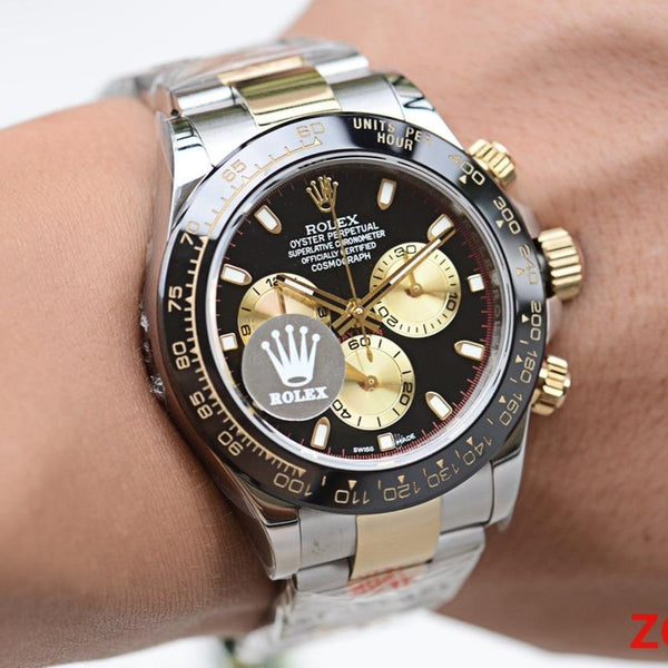 DAYTONA TWO-TONE BLACK CERAMIC 116523