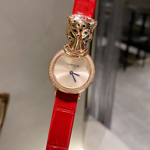 LA PANTHERE 23.6MM QUARTZ SMALL MODEL ROSE GOLD