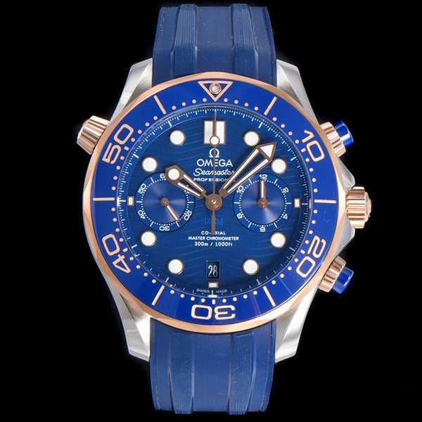 SEAMASTER DIVER 300M CHRONOGRAPH BLUE ROSE GOLD
