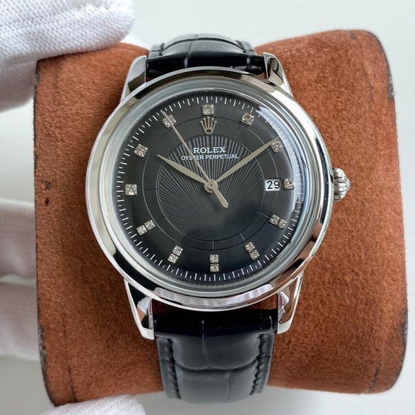 OYSTER PERPETUAL 40MM LEATHER STRAP