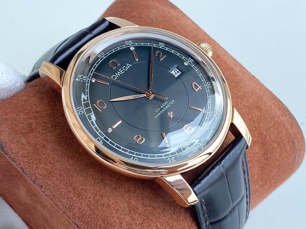 DE VILLE CO-AXIAL MASTER CHRONOMETER GOLD CASE