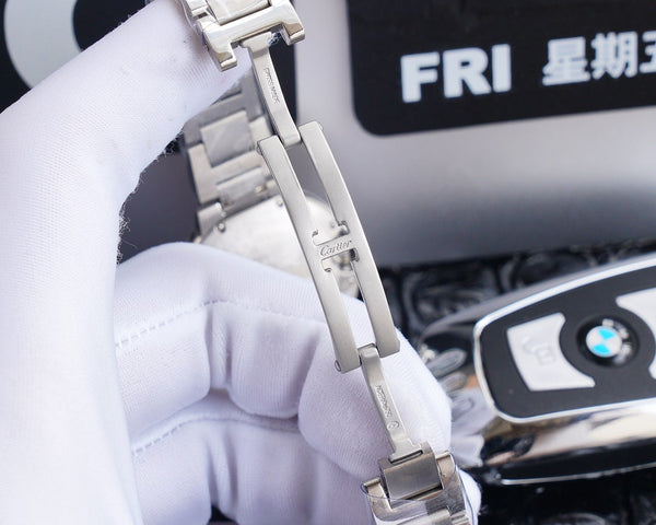 BALLON BLEU 33MM STEEL CASE DIAMOND NUMERALS