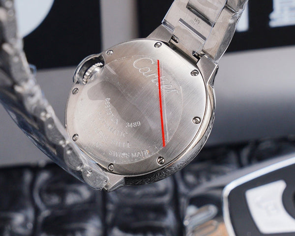 BALLON BLEU 33MM STEEL CASE DIAMOND NUMERALS