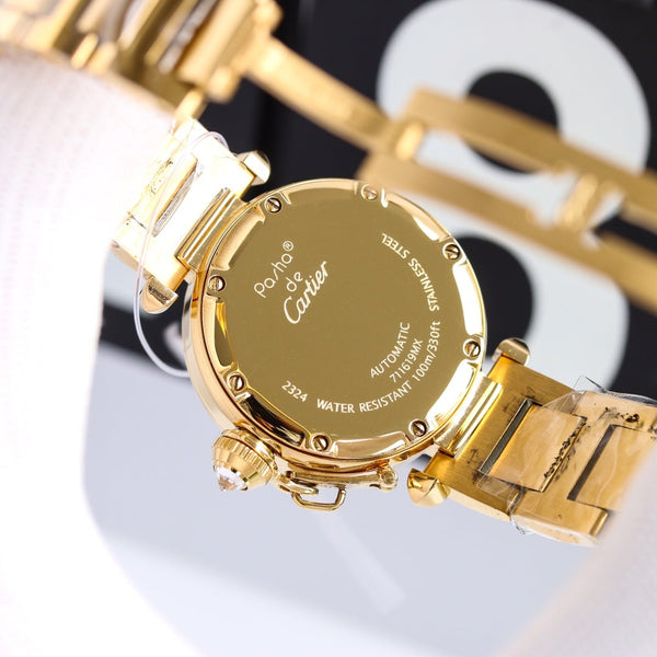 PASHA DE CARTIER 32MM AUTOMATICO CASSA IN ORO