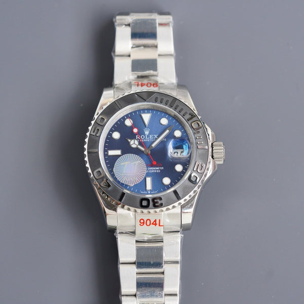 YACHT MASTER 40MM LUNETTA IN CERAMICA QUADRANTE BLU 