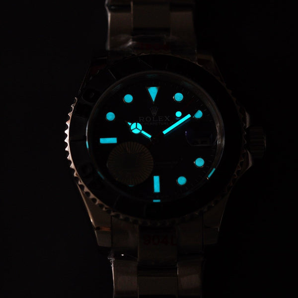 YACHT MASTER 40MM CERAMIC BEZEL BLACK DIAL