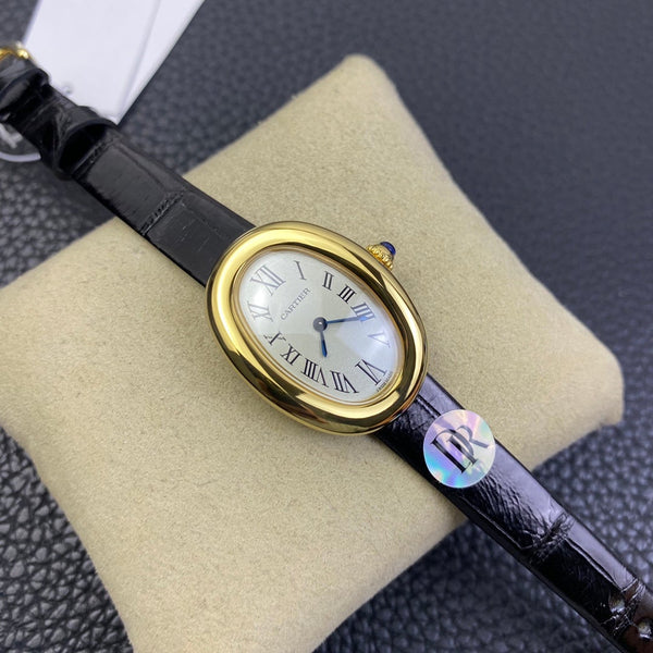 VASCA DA BAGNO 31MM CASSA IN ORO QUADRANTE BIANCO 