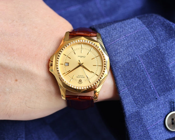 CELLINI DATE 42MM CASSA IN ORO 