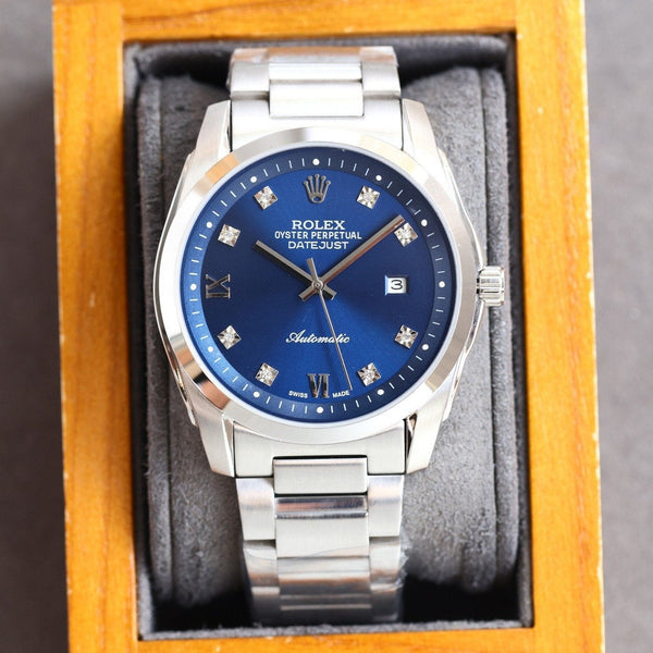 DATEJUST 41MM LUNETTA LISCIA NUMERI DI DIAMANTI 