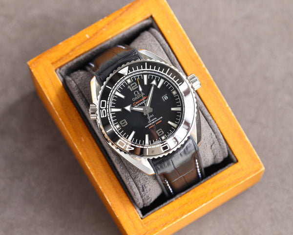 SEAMASTER PROFESSIONAL PLANET OCEAN 600M BLACK CERAMIC LEATHER