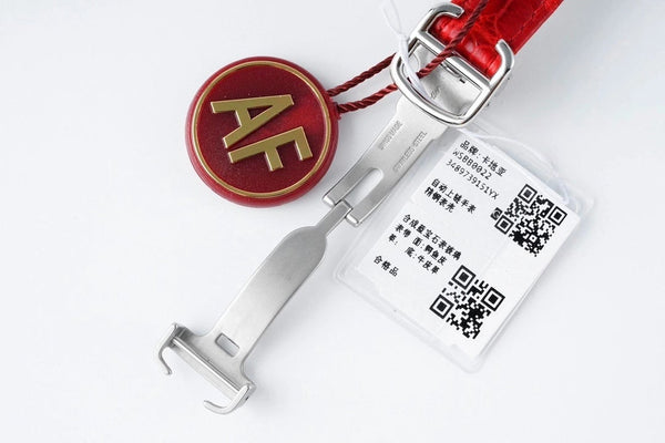 BALLON BLEU 33MM AUTOMATIC RED DIAL LEATHER 2021