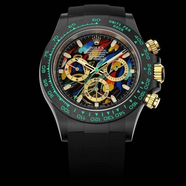 DAYTONA CUSTOM 40MM AET PICASSO BLACK CASE