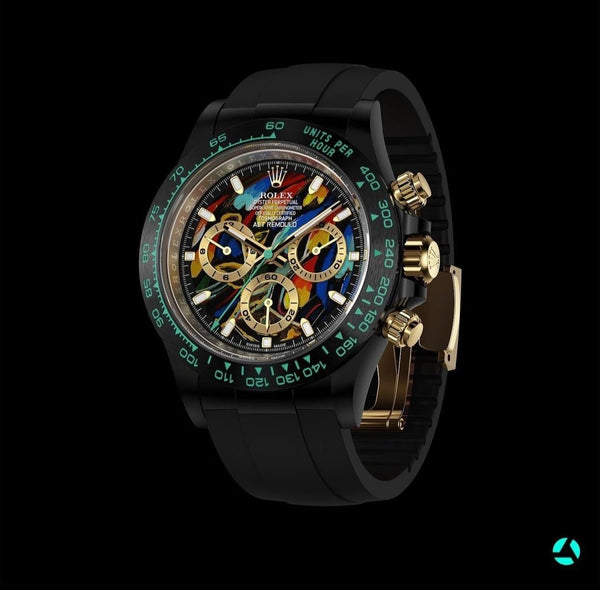 DAYTONA CUSTOM 40MM AET PICASSO BLACK CASE