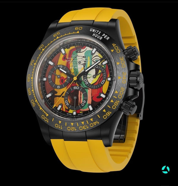 DAYTONA CUSTOM 40MM AET PICASSO YELLOW