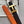 H CONTANCE BELT 38MM ORANGE BLACK LEATHER