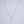 HEART 3 DIAMONDS PEDANT NECKLACE