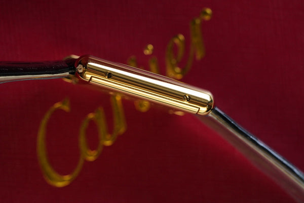 TANK MUST DE SOLO 30MM CASSA IN ORO CINTURINO IN PELLE 