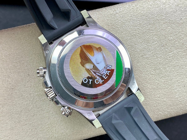 DAYTONA CASSA IN ACCIAIO CERAMICA BIANCO MOP NUMERI DIAMANTI 