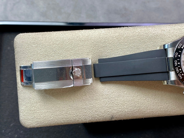 DAYTONA CASSA IN ACCIAIO CERAMICA BIANCO MOP NUMERI DIAMANTI 