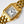 PANTHERE 27MM GOLD CASE DIAMOND BEZEL WHITE DIAL