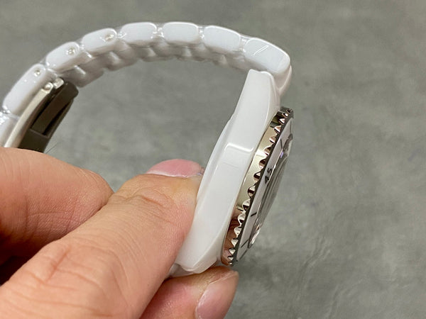 J12 33MM WHITE CERAMIC STEEL