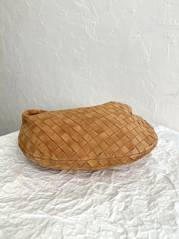 BV TEEN JODIE 36CM PELLE SCAMOSCIATA MARRONE 