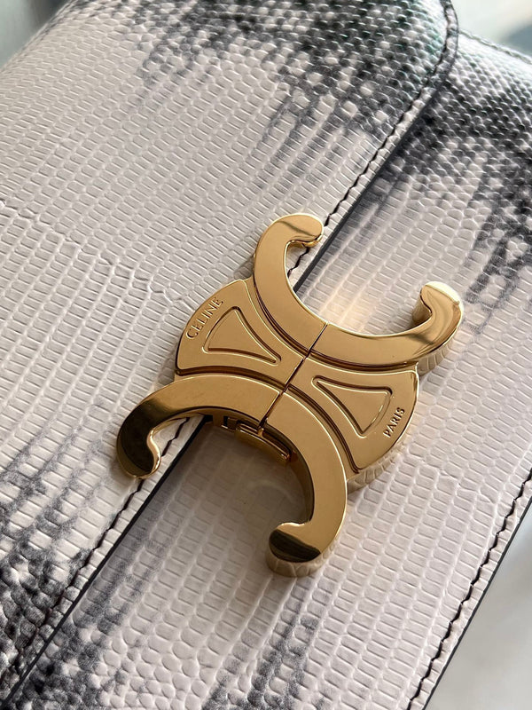 TEEN TRIOMPHE 18 COWHIE EMBROSSED LIZARD