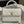 CC TRENDY 20CM WHITE LAMBSKIN GOLD HARDWARE