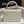 CC TRENDY 20CM WHITE LAMBSKIN GOLD HARDWARE