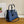 MEDIUM GALLERIA 28 BLUE SAFFIANO LEATHER