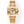 SANTOS LADY 35.1MM GOLD CASE GOLD DIAL