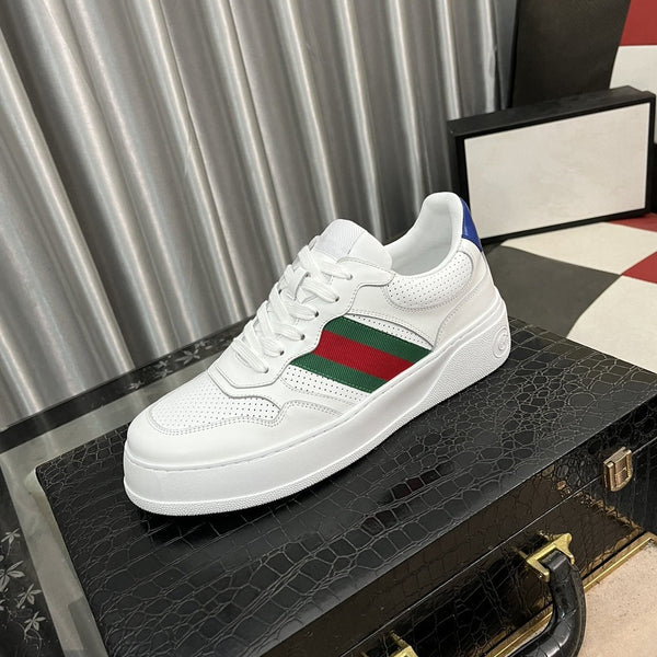 SNEAKER GG BIANCA BLU