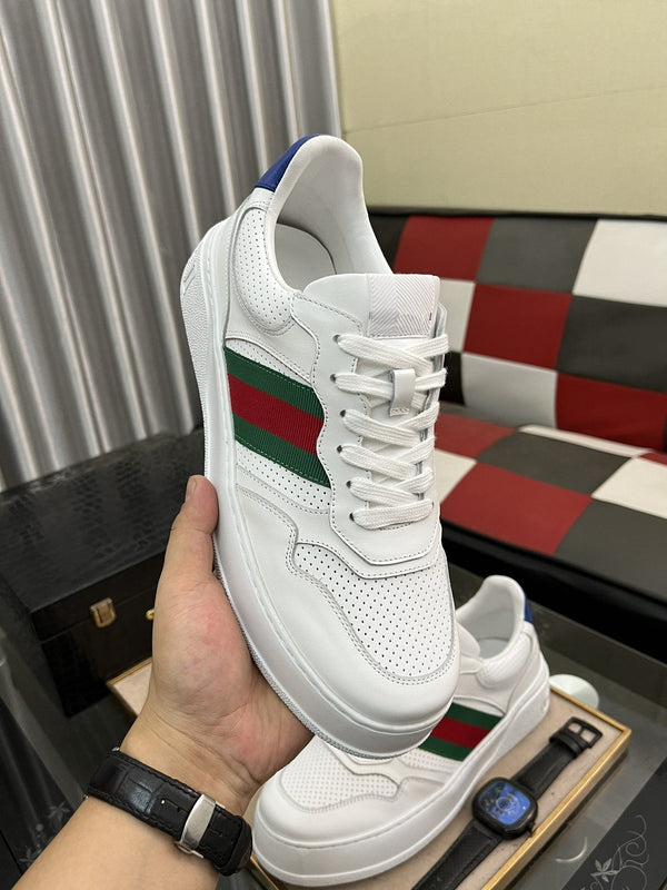 SNEAKER GG BIANCA BLU