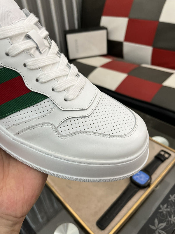 SNEAKER GG BIANCA BLU