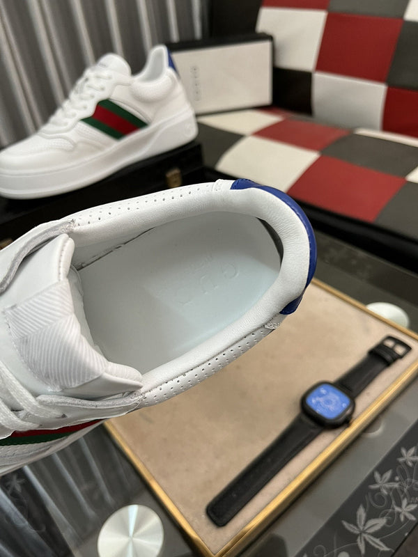 SNEAKER GG BIANCA BLU