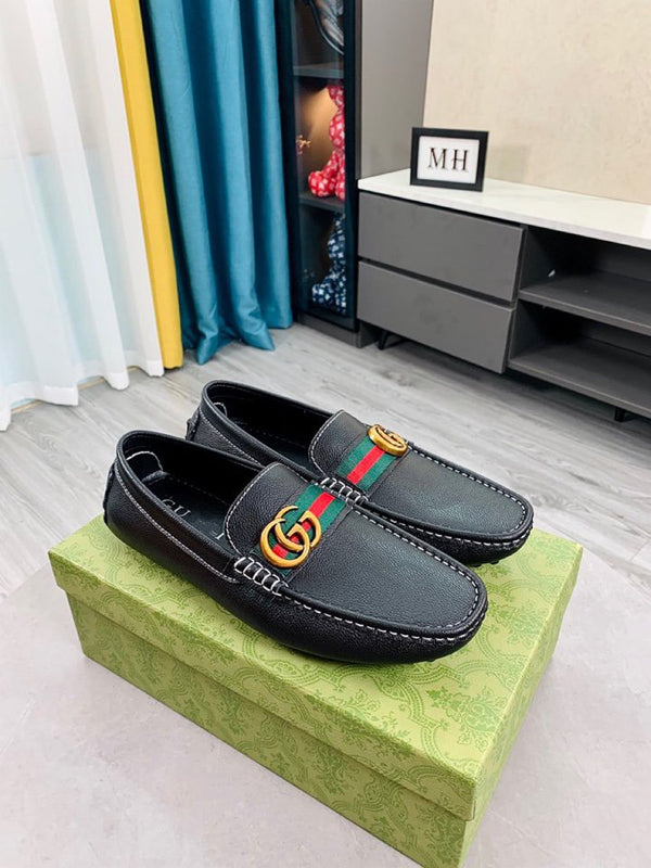 SCARPA DA DRIVER IN PELLE GG