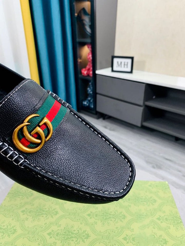 SCARPA DA DRIVER IN PELLE GG