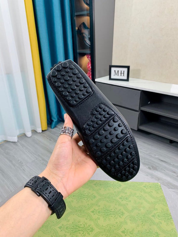 SCARPA DA DRIVER IN PELLE GG