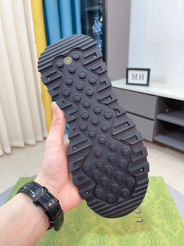 SNEAKER GG NERA CON MOTIVO