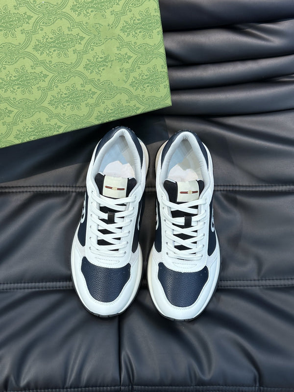 GG TRAINERS BLACK WHITE