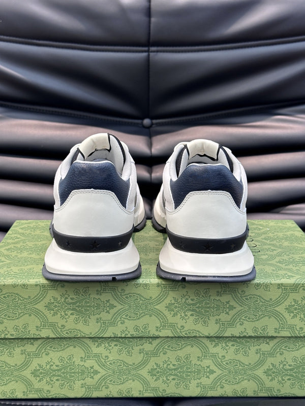 GG TRAINERS BLACK WHITE