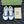 SCARPE DA GIOCO GG BLU BIANCO