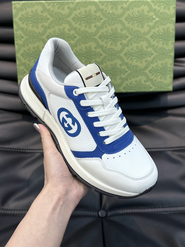 SCARPE DA GIOCO GG BLU BIANCO