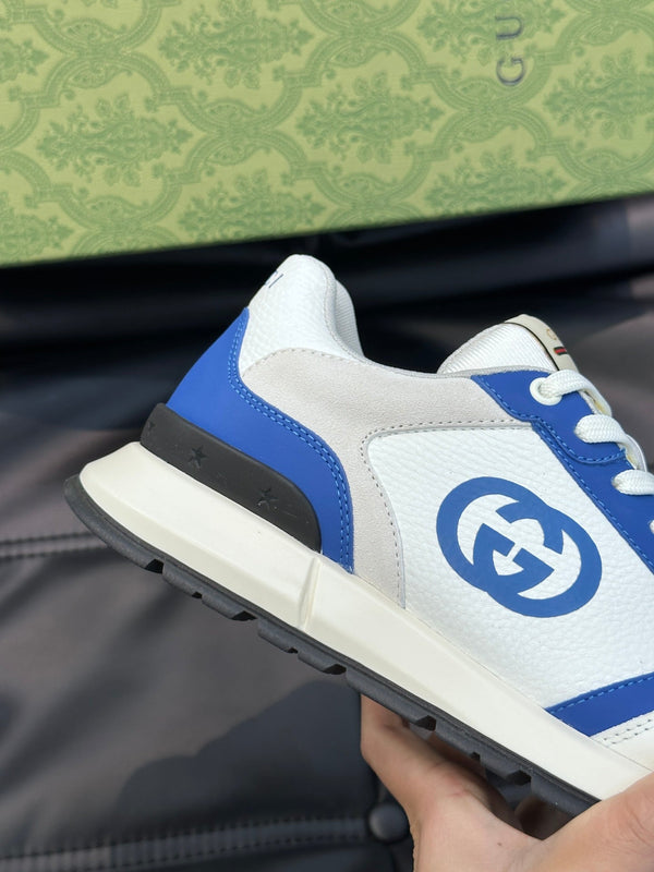 SCARPE DA GIOCO GG BLU BIANCO