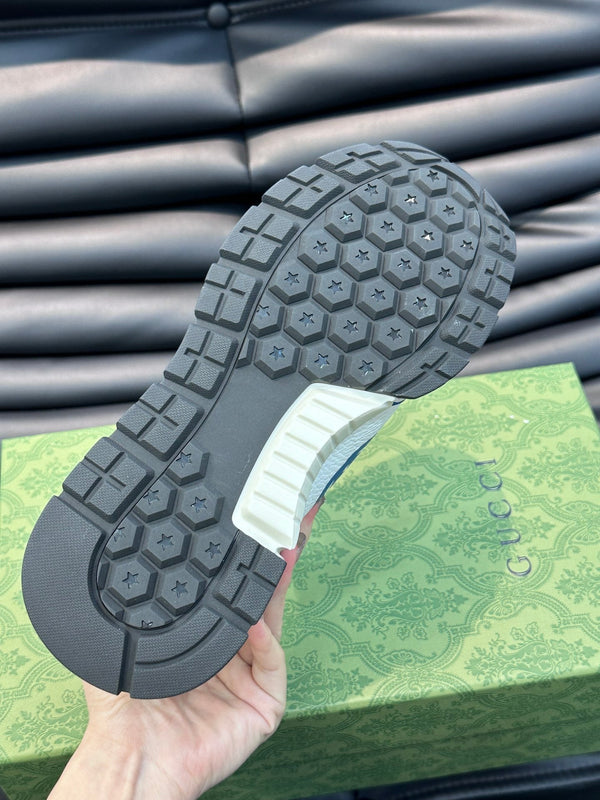 SCARPE DA GIOCO GG BLU BIANCO