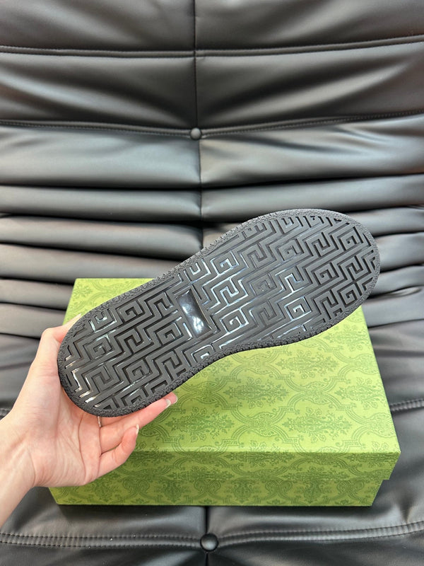 SNEAKERS GG IN PELLE BIANCA