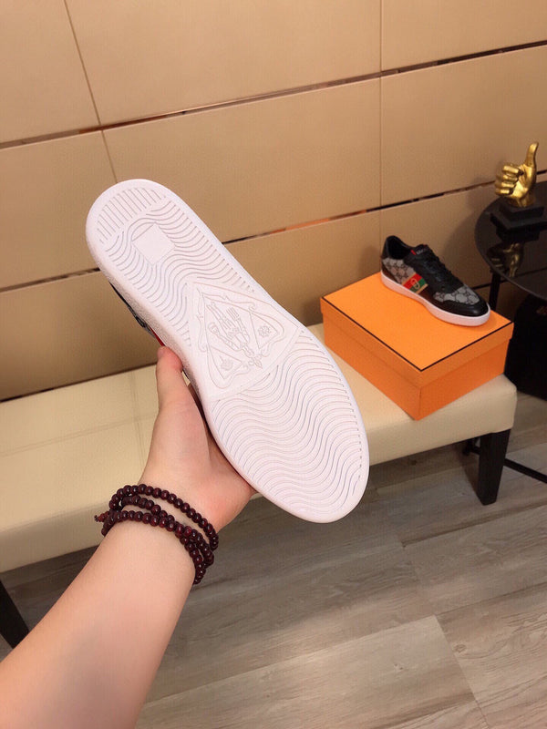 SNEAKERS SCREENER GRIGIE IN TELA GG