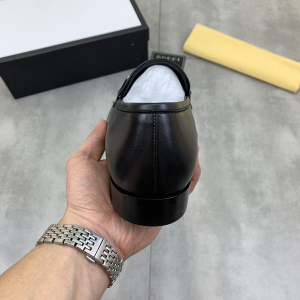 MOCASSINO GG DA UOMO IN NERO OPACO